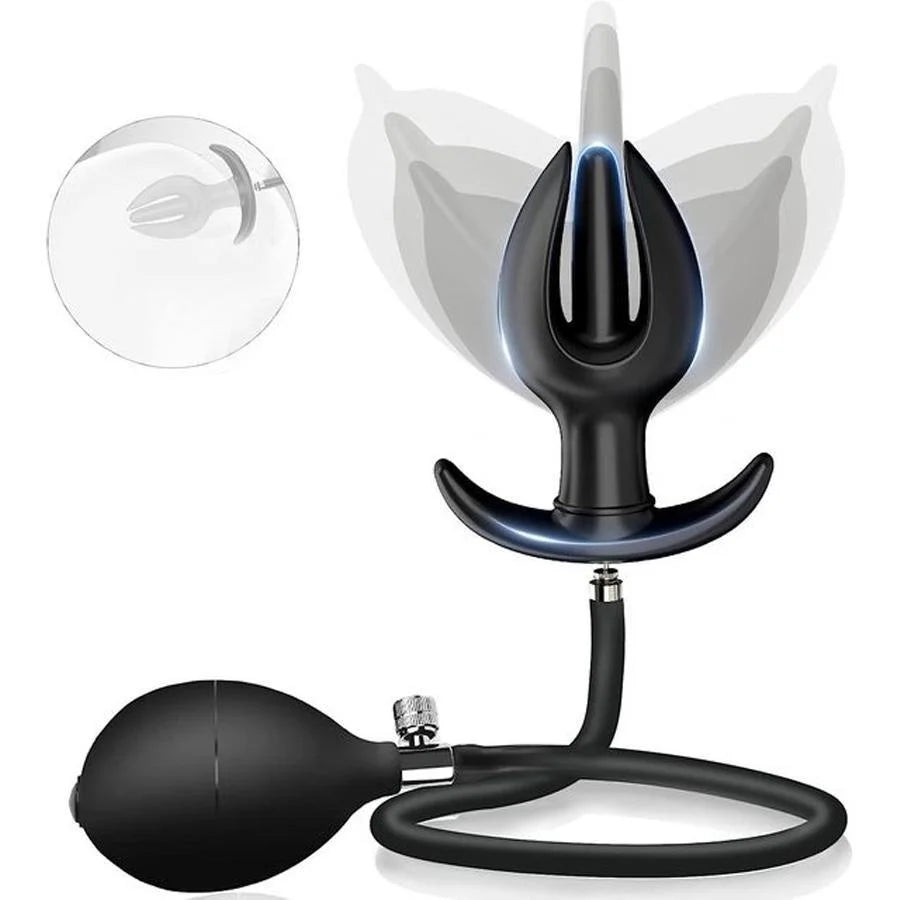 Expand Inflatable Anal Plug Huge Buttplug Big Anus Dilators Stimulate Sex Toys For Women Men Adult Masturbator Prostate Massager