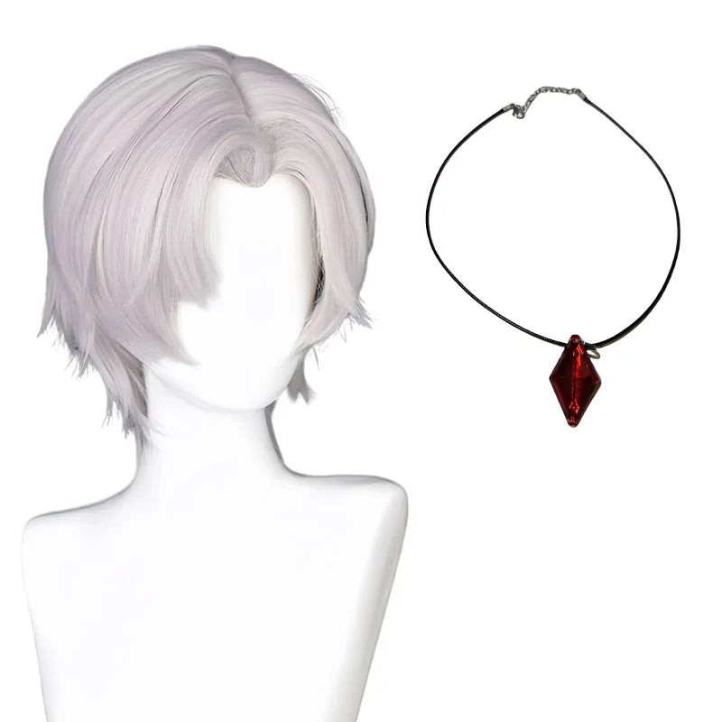 DMC 5 Dante Cosplay Wig Uniform Costumes Disguise for Adult Men Long Windbreaker Gloves Roleplay Outfits Halloween Carnival Suit