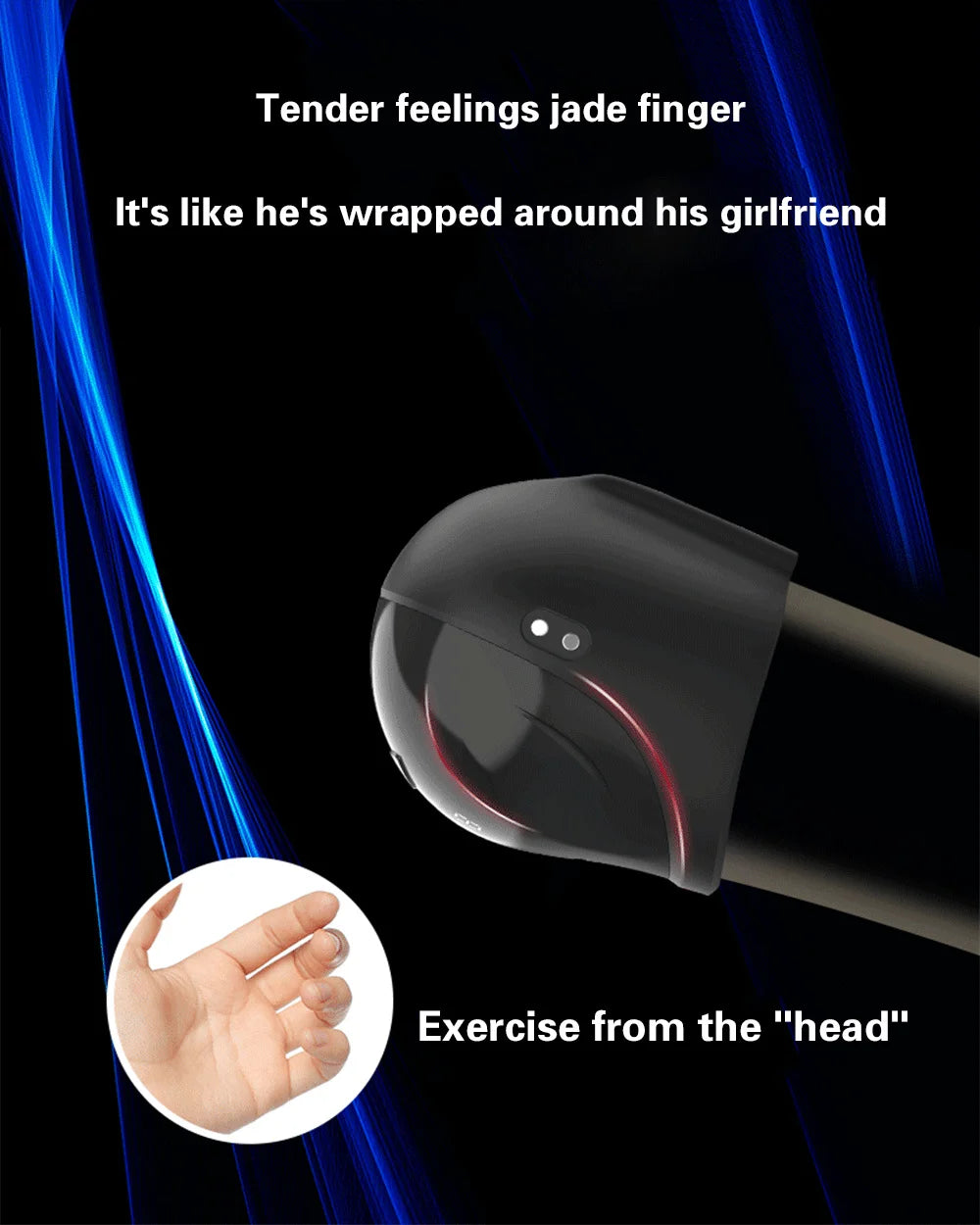 Glans Vibrator Penis Enlargerment Trainer Vibrator Masturbators for Men 10 Speeds Glans Stimulater Massager Adult Sex Toys