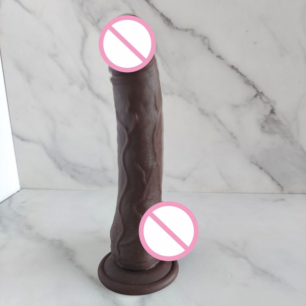 Thrusting Dildo Vibrator Sex Toy Black Realistic Vibrating Dildos G-spot Anal Stimulation Vibrating Dildo for Women Masturbation