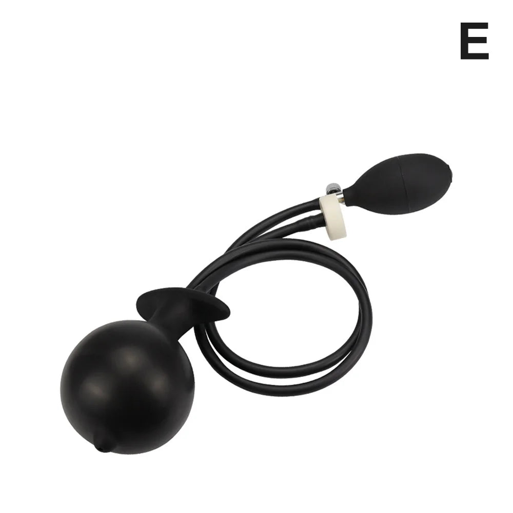 Body-Safe Silicone Expand Inflatable Anal Plug for Men Women Waterproof, Butt Plug Prostate Massager Adult Sex Toys Gay Anal Toy