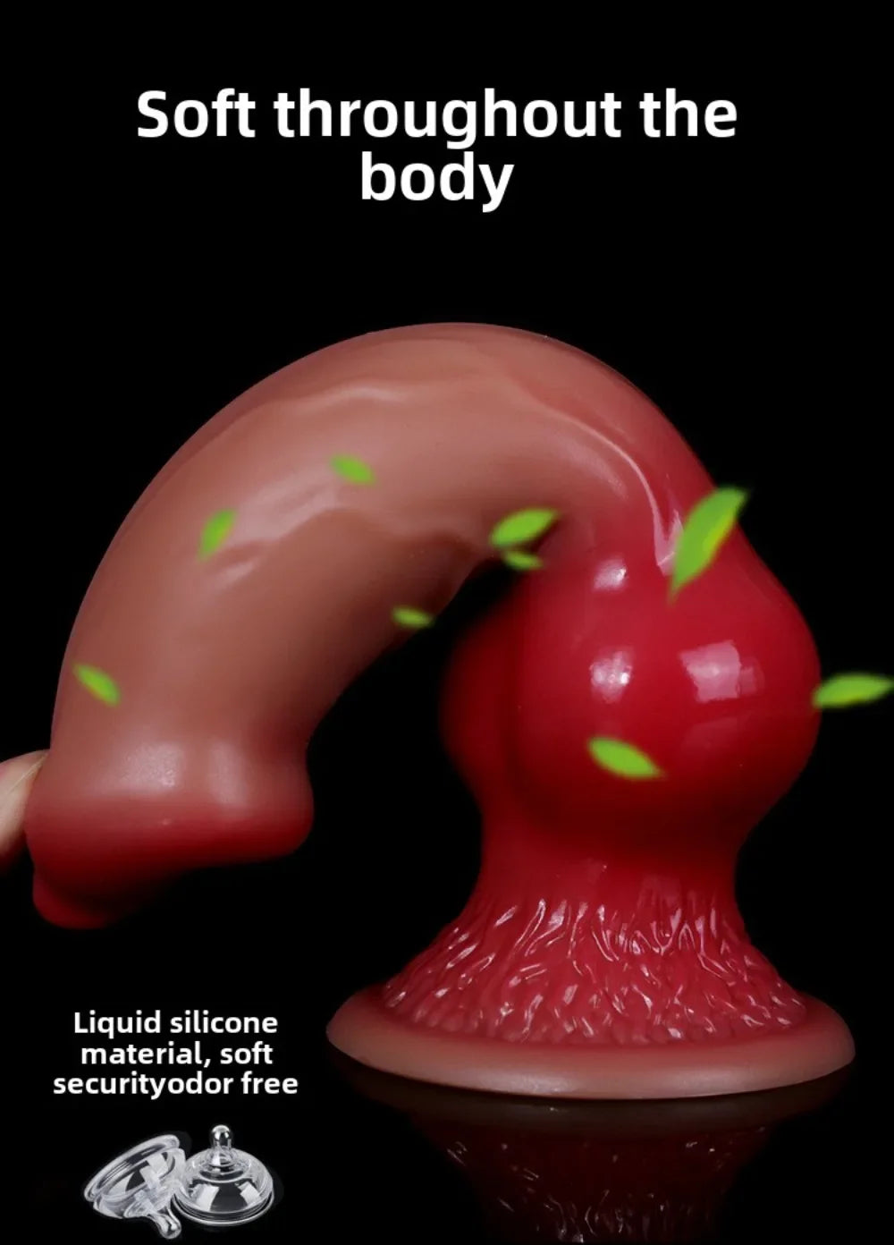 Silicone Animal Dog Dildo Vaginal Vestibule Plug Realistic Silicone Dildo Female Male Masturbator Couples Adult Products