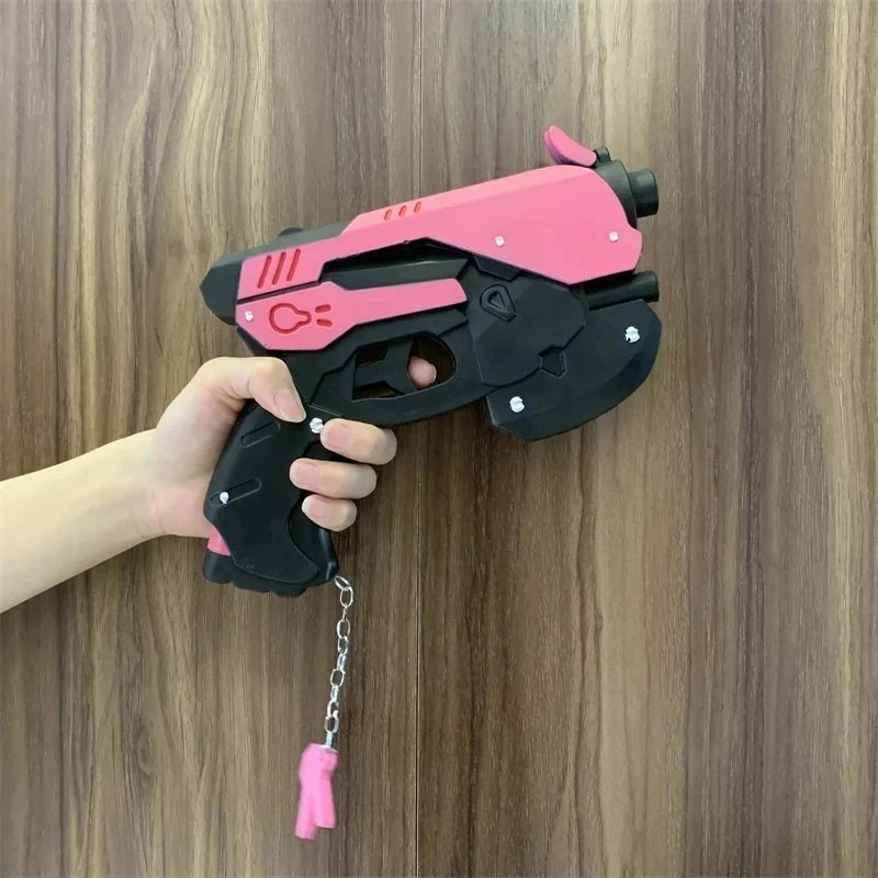 Revolver Guns Model Prop No Shotting Weapons Cosplay Laser Rifle Gun Safety PU Rubber Halloween Gift Toys