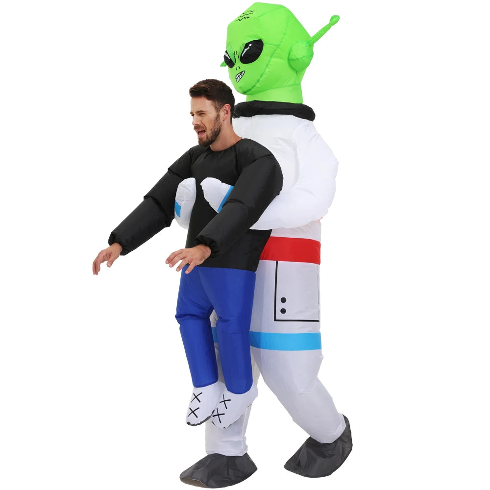 New Alien Inflatable Costume Anime Suits Dress Mascot Purim Halloween Christmas Party Cosplay Costumes for Kids Adult