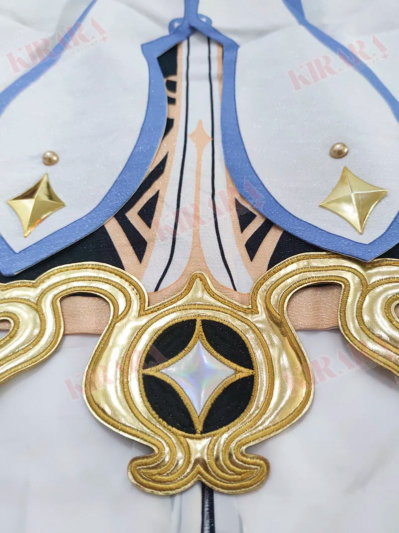 High Qualiy Lumine Cosplay Costume Wig Hair Game Impact Character Traveler for Women Cosplay Anime Events Role Play Dress