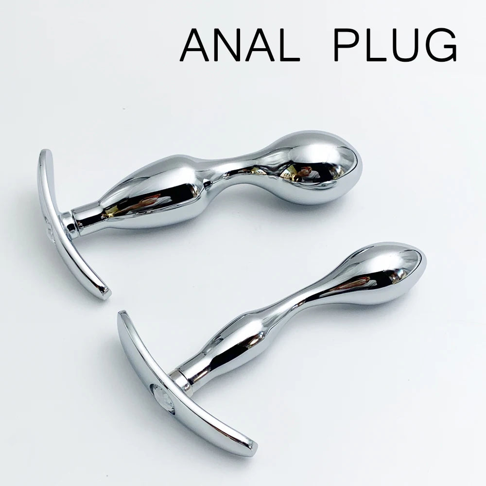 Metal Anchor Base Anal Plug Anchor Base Outdoor Butt Plug Dildos Vaginal Plug Anal Expansion Couple Masturbating Adult Sex Toys