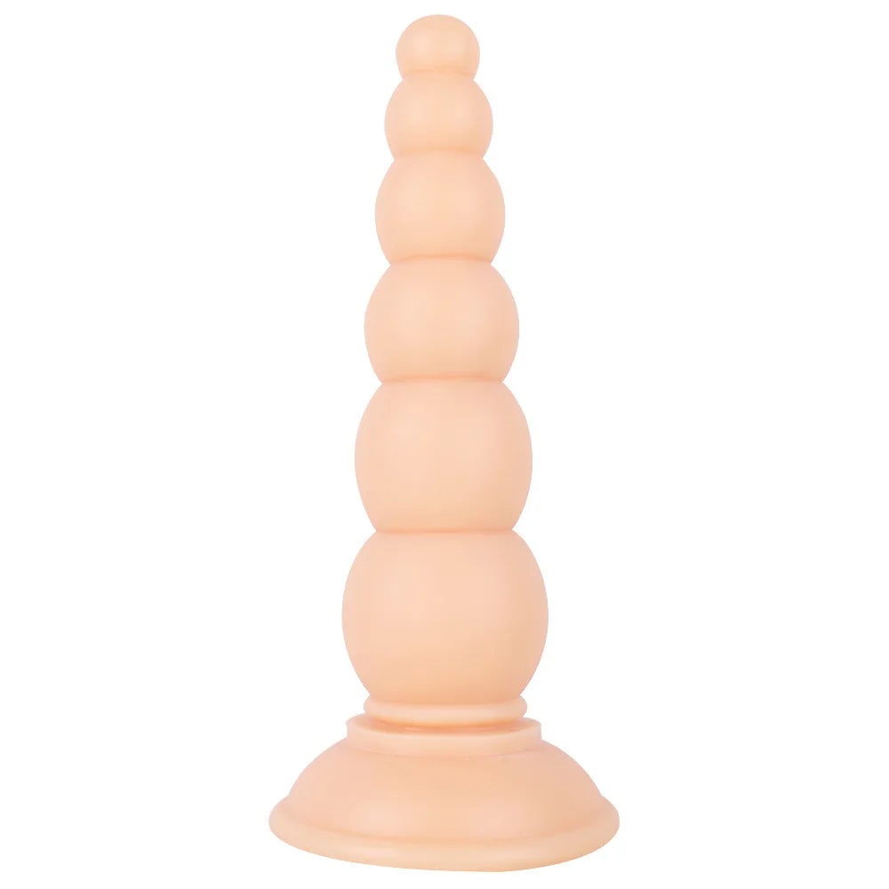 Anal Sex Toys Pull Beads Anal Dilator Soft Anal Plug Dildos with Suction Cup Stimulation Vagina Pagoda Vagina Anal Plug Sex Shop