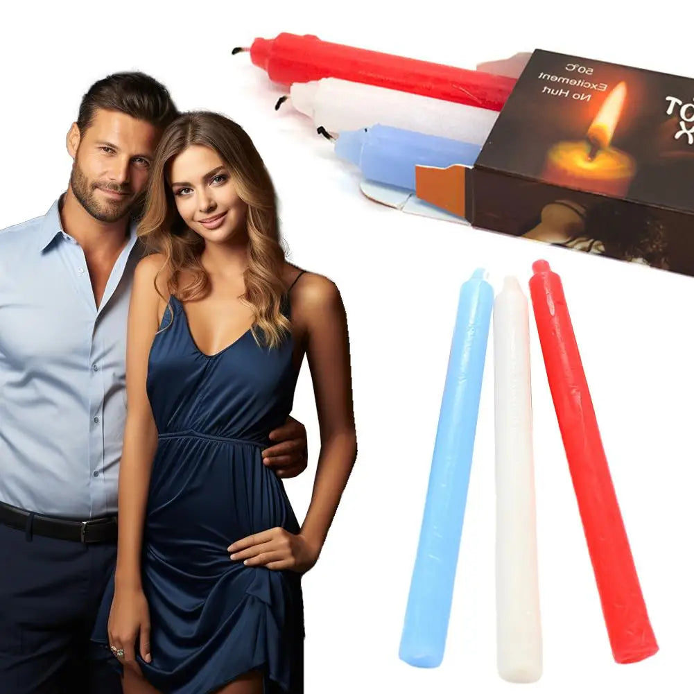 BDSM Sex Toys Low Temperature Drip Candles Sexy Low Heat Massage Romantic Passion Play Wax for Adult Erotic Couple Flirting Toys