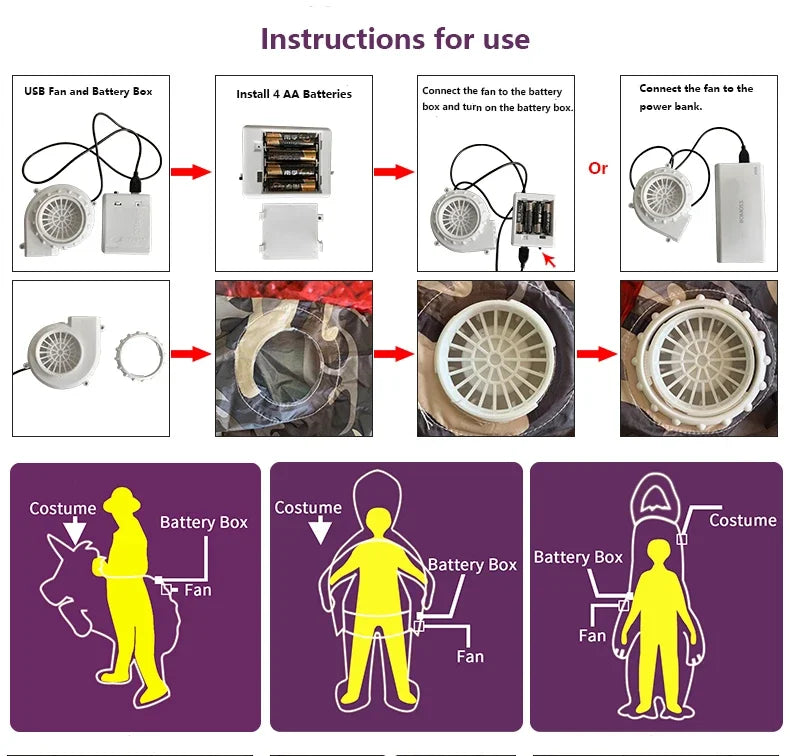 Inflatable Dinosaur Costume Riding T Rex Air Blow Up Funny Fancy Dress Party Halloween Costume for Adult Cosplay Party