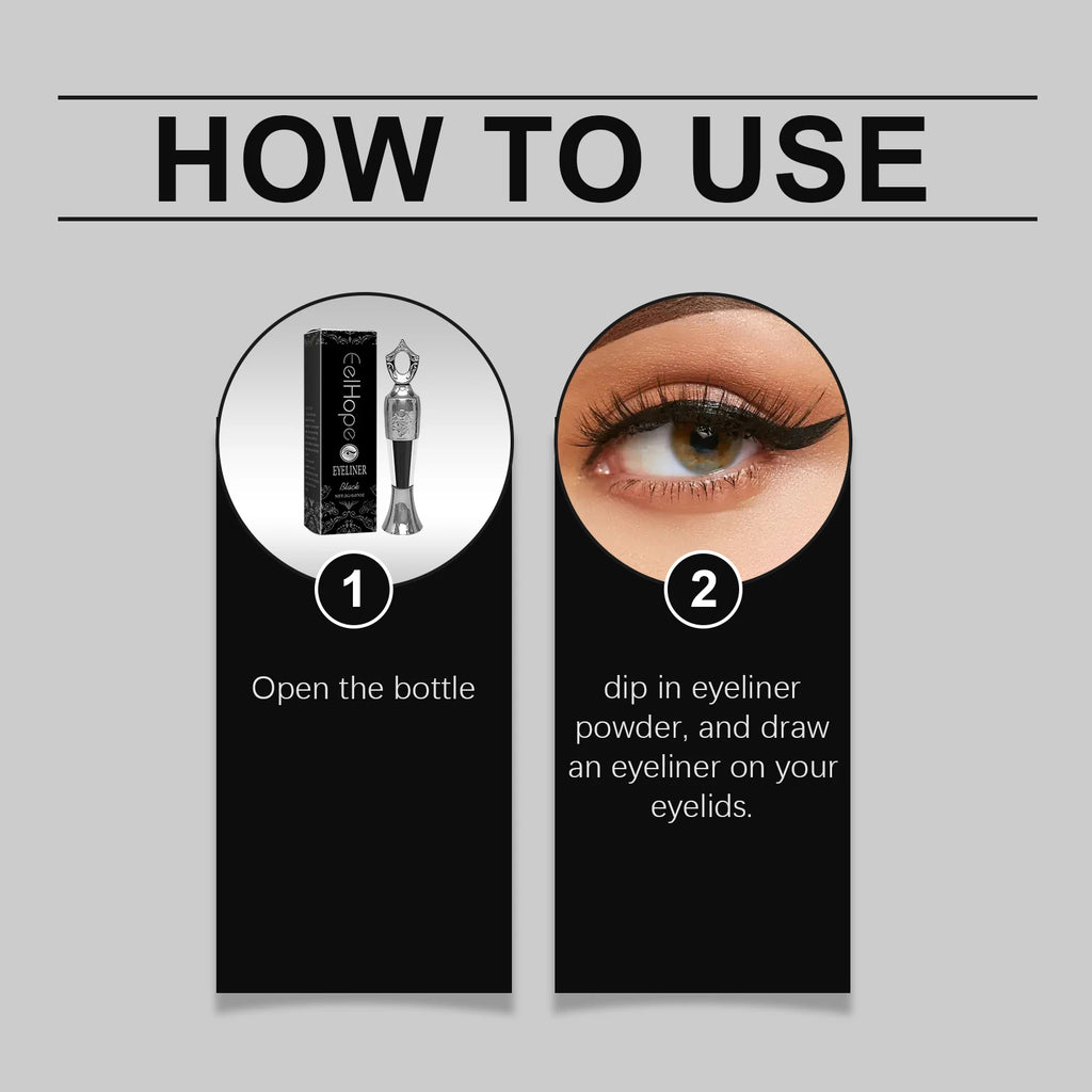 Black Color Liquid Eyeliner Pencil Long-Lasting Natural Smooth Durable Non-Fading Beauty Make-Up Tool Cosmetics Eye Shadow Stick