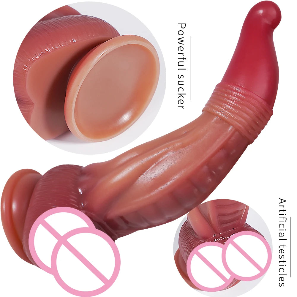 Hot Selling Dragon Dildos For Women Monster Dildo Animal Phallus Alien Fantasy Dildo Anal Toys Thick Silicone Dildo Sex Shop