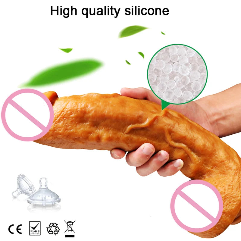 Realistic Huge  Dildo Big Penis Penetration Anal Plug Vagina  G-Spot Masturbator Adult Sex Toy Dildos for woman tool vibrator