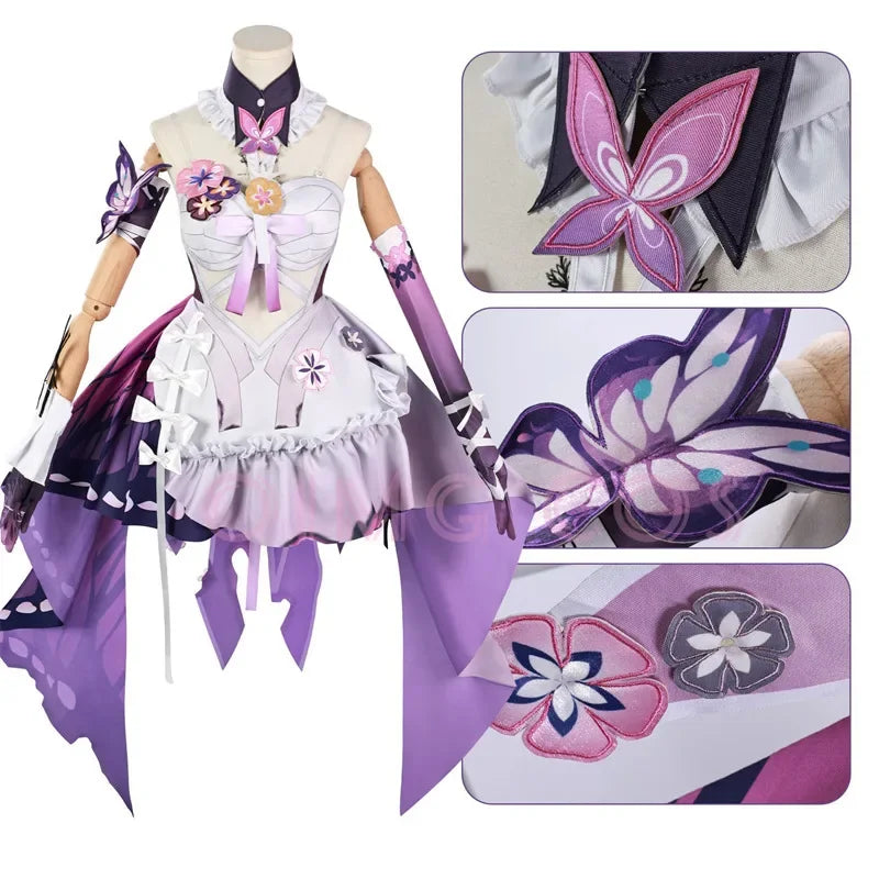 Castorice Cosplay Costume Honkai Star Rail Carnival Uniform Wig Halloween Costumes Anime Men Game