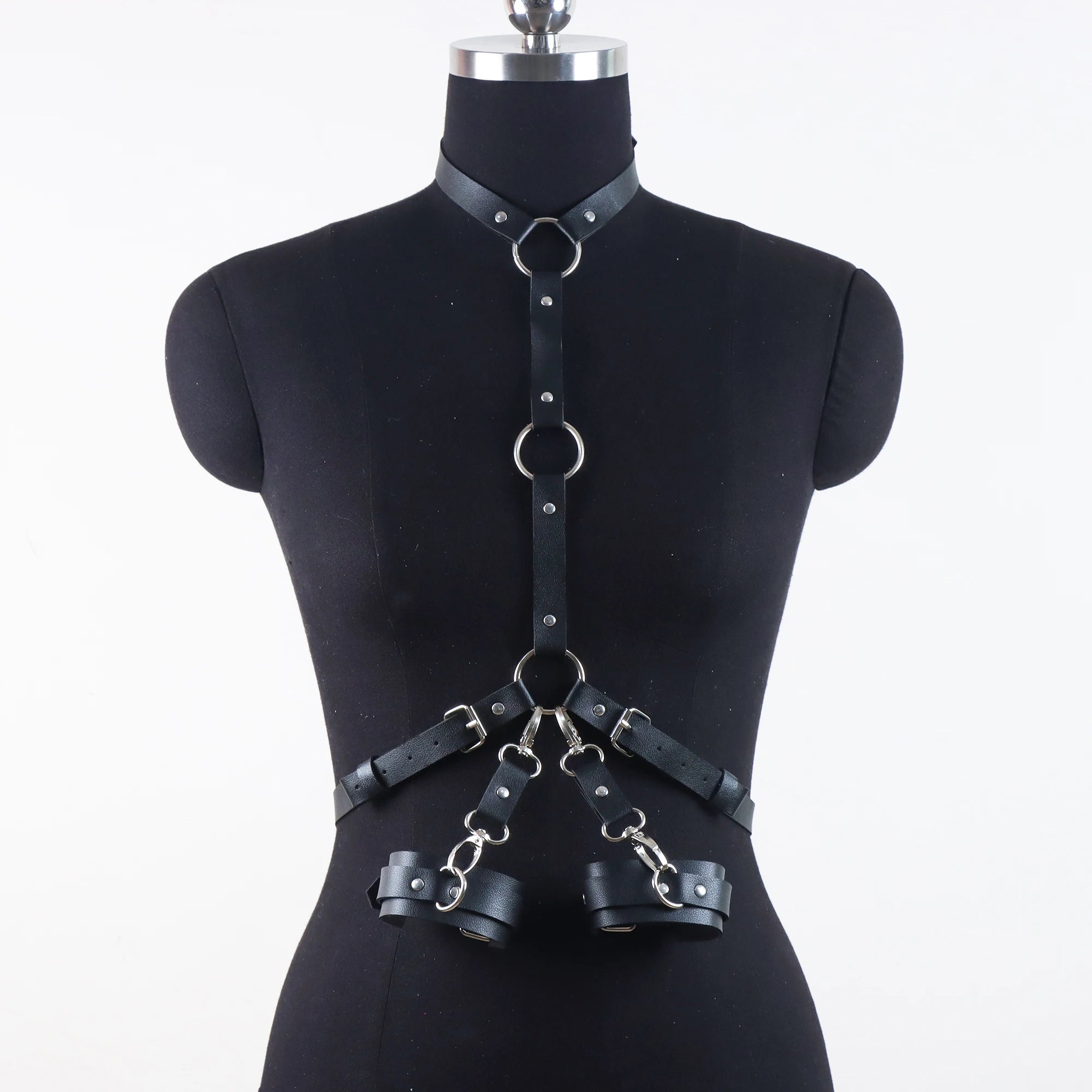 Leather Sponge BDSM Bondage Restraints Open Leg Adult SM Game Restrain Ropes Sex Swing for Women Sex Toys for Adults Couples