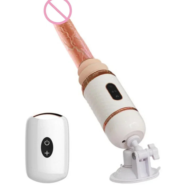 Realistic Dildo Remote Control Automatic Sex Machine Big Penis Vibrator Retractable Dildo Female Masturbator Suction Cup