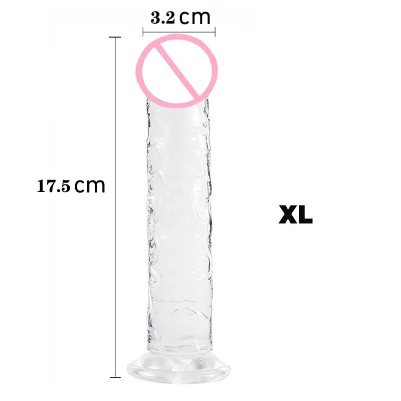 New Realistic Dildos Erotic Jelly Dildo Artificial Penis G-spot Simulation Large penis Anus Anal plug Female penis masturbation
