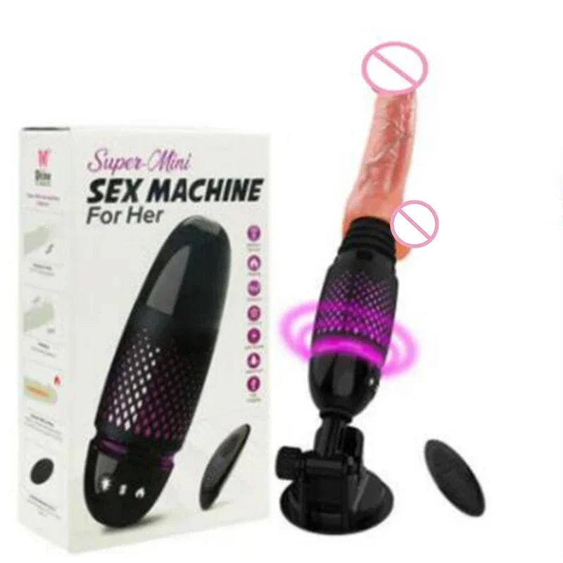 Realistic Dildo Remote Control Automatic Sex Machine Big Penis Vibrator Retractable Dildo Female Masturbator Suction Cup