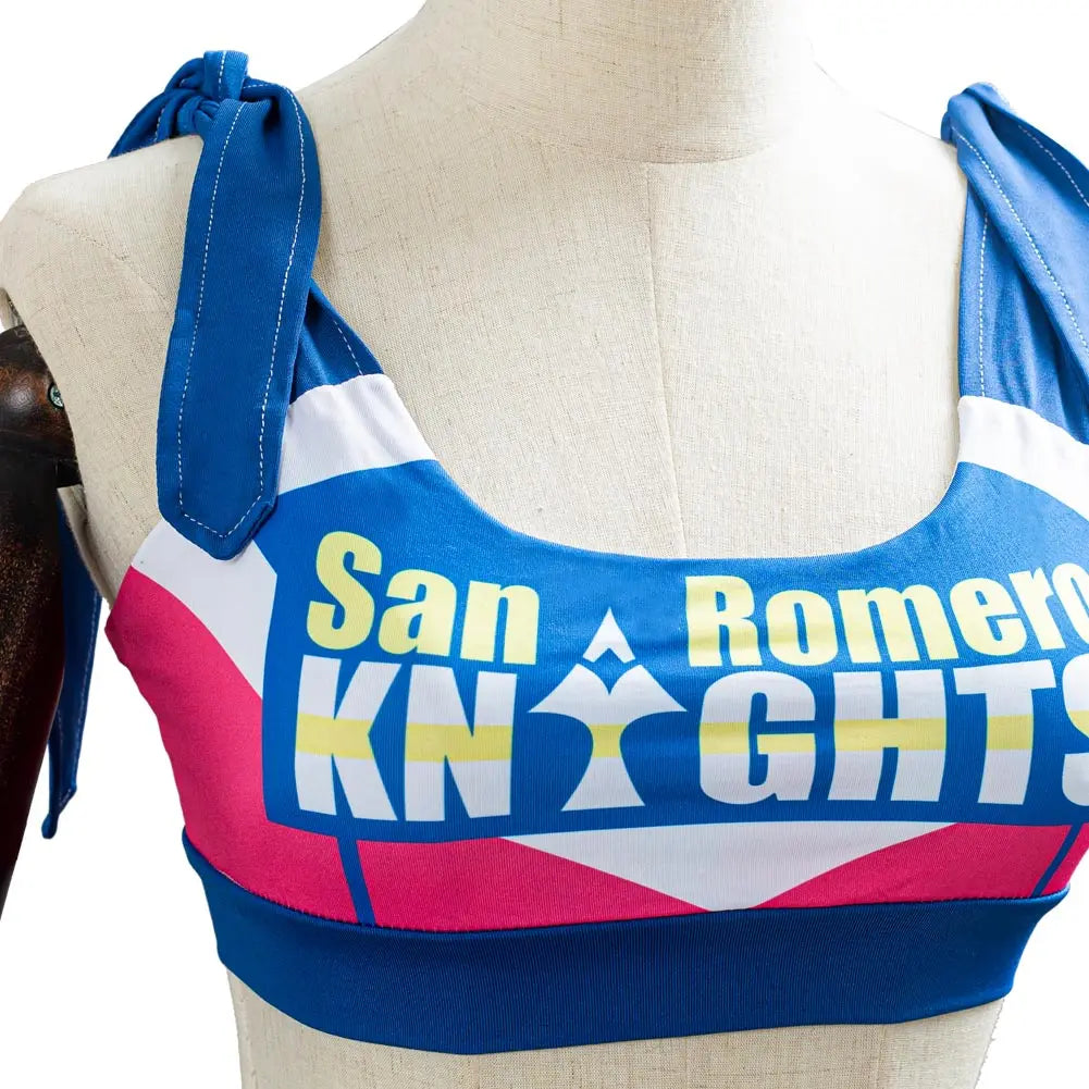 Lollipop Chainsaw Costume Juliet Starling Cosplay Costume Uniform Girls Adult Women Dress Top Party Halloween Cosplay Costumes