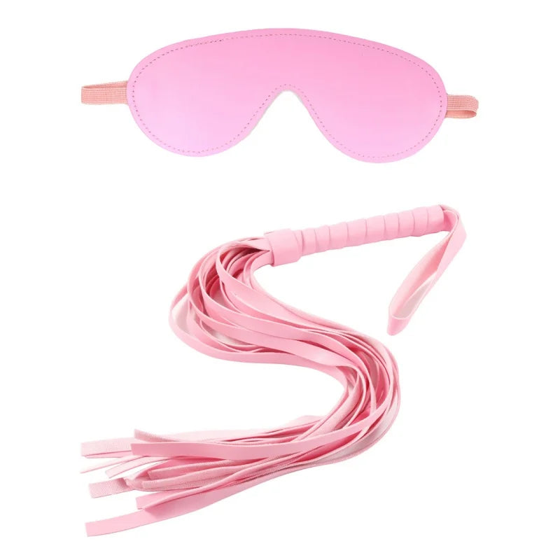Leather Whip Bondage Plush Erotic Handcuffs Bdsm Slave Gag Exotic Accessories Anal Plug Sex Toys For Women Role Play Adult Games