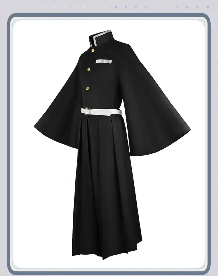 Aime Tokitou Muichirou Cosplay Costume Demon Slayer Cosplay Kimetsu No Yaiba Kisatsutai Uniform Wig Halloween Costume for Woman