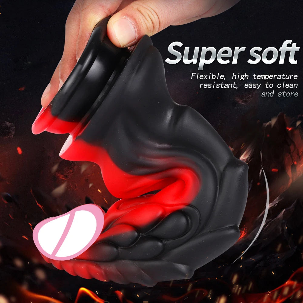 Dragon Dildo Huge Butt Plug Monster Dildos Penis For Woman Silicone Suction Cup Dog Anal Plugs Masturbator Sex Toys for Couples