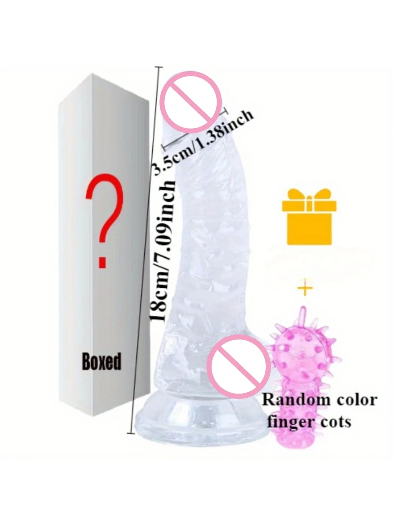 Realistic Transparent Jelly Dildos G-Spot Masturbation Sex Toy for Women Masturbator Vagina Wiht Strong Cup Ddildo Penis Adult18