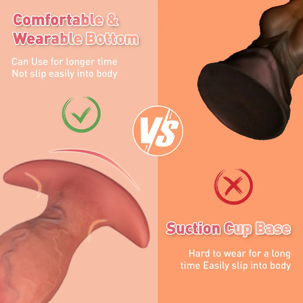 Realistic Dildo With Anchor Shape Base Buttplugs Women Cunt Plug Erotic Gadgets Pleasure Anal Plug Sex Toy For Women Gay Erotic