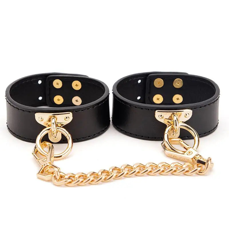 Role-playing Props PU Leather Collar Whip Flirting Mouth plug Handcuffs Sex toys for Women Men Couple Adult Games Sex Toy
