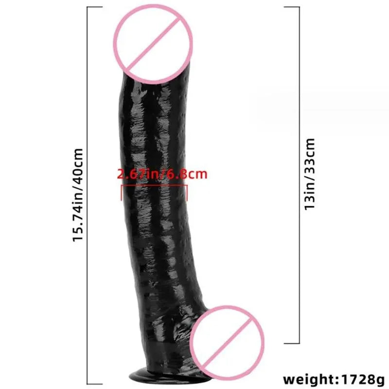 Giant Realistic Dildo Anal Plug with Sucker Big Dick Long Penis Sex Toys for Women Men Adult Products Stimulate Anus and Vagina