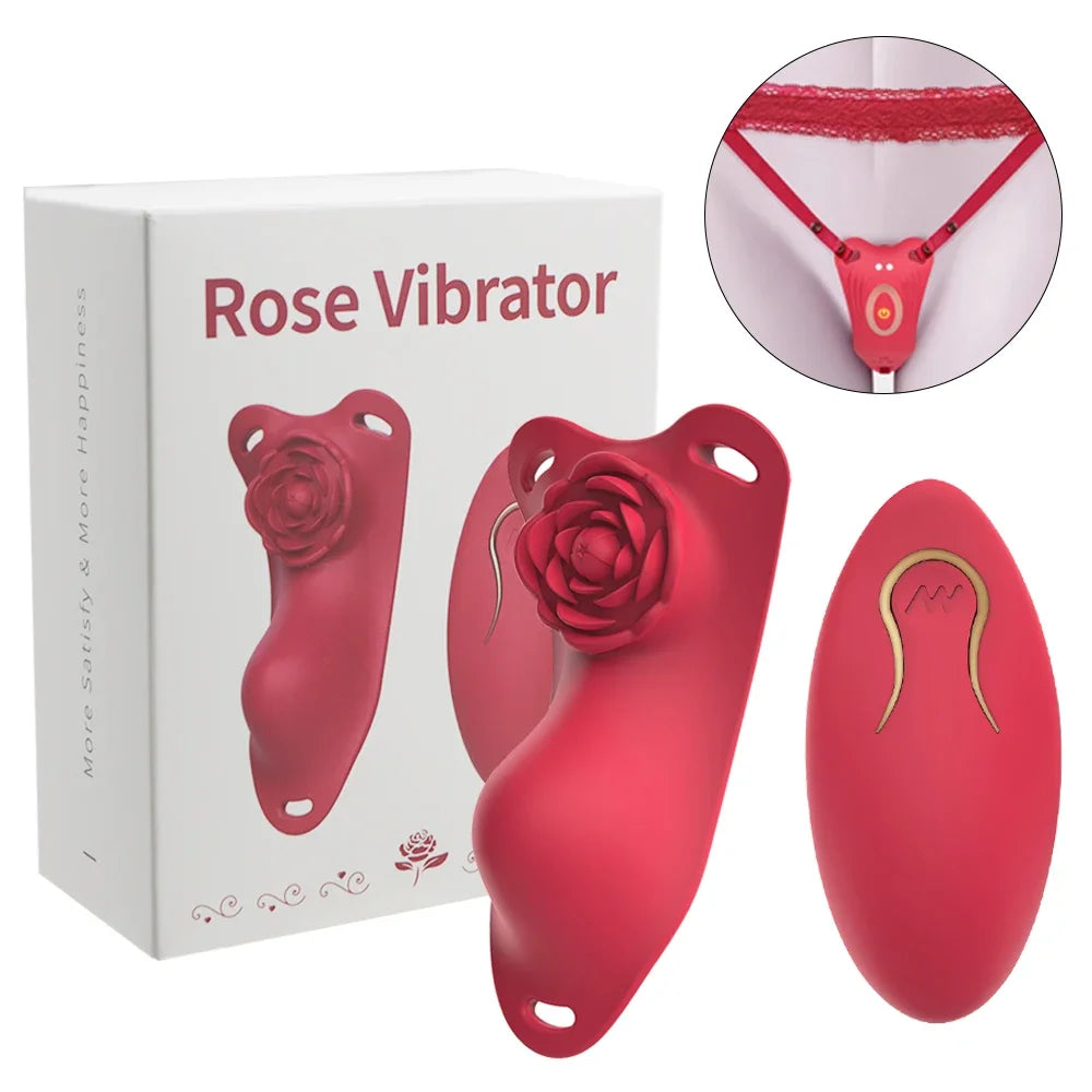 Wearable Panty Vibrator G-spot 10 Vibration Penis Ring Clitoral Stimulator Remote Controlled Adult Sex Toys Games Women Couples