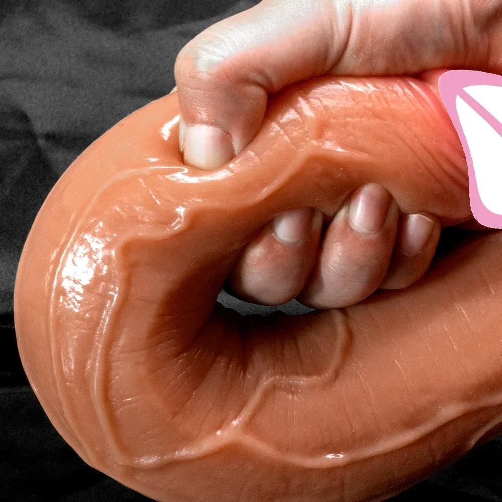 13.3in Super Long Penis Dildo Realistic Soft Dildo With Suction Cup Anal Sex Toys For Men Women Masturbator Huge Phallus