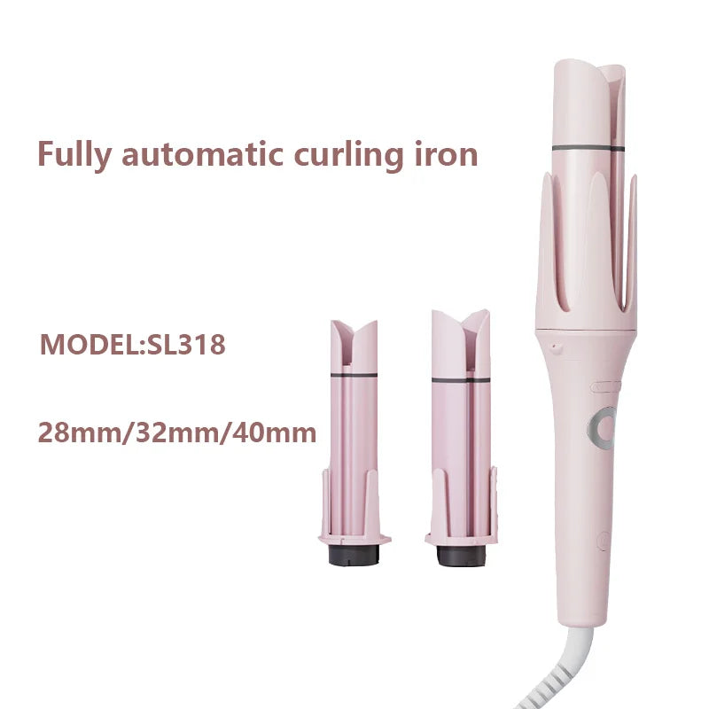 Automatic curling iron, 26-40mm curling styling set, suitable for all hair types, negative ion hair care curling tool,72h Hold