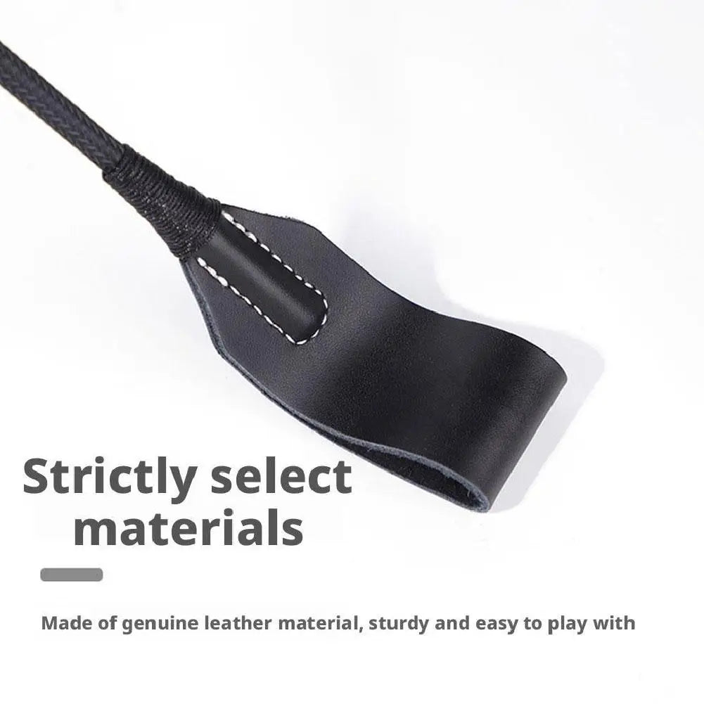 Sex Toys for Couples OLO 45CM SM Flirt Whip Bondage Leather Whips Fetish BDSM Long Horse Riding Spanking Flirt Flogger Games