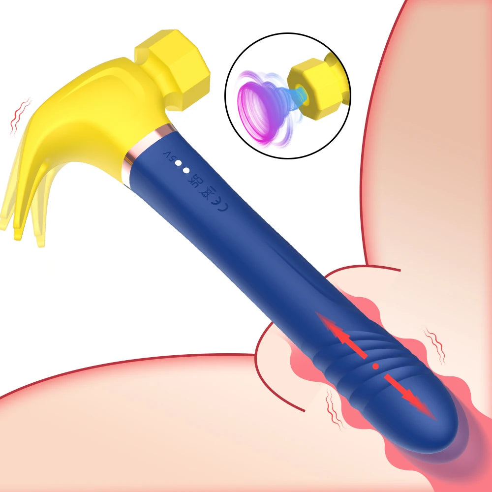7 Thrusting Vibrators Dildo Sex Toys for Woman G Spot Clitoral Stimulator Butt Plug Vaginal Anal Nipple Masturbation Adult Goods