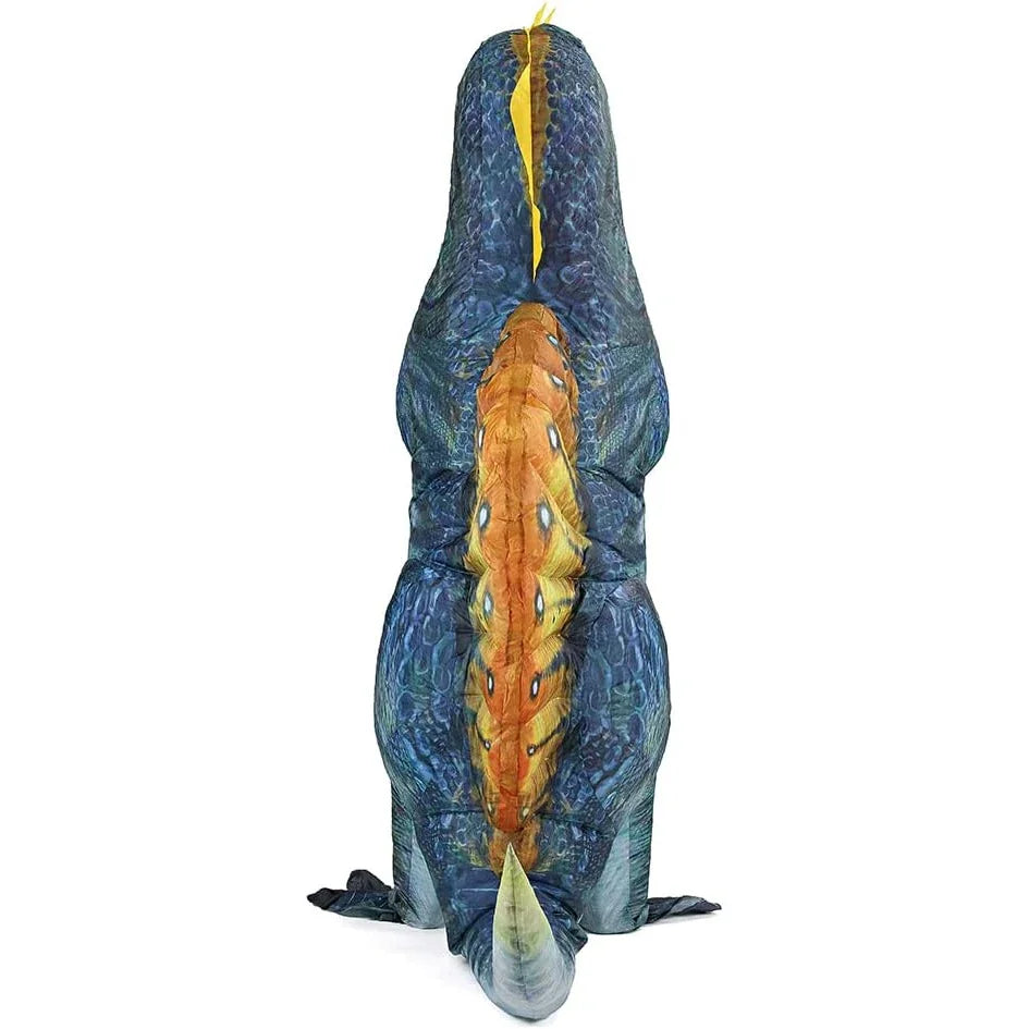 Inflatable Dinosaur Costume Blow Up Dino Spinosaurus Costumes for Adults Fancy Dinosaur Party Halloween Cosplay Costume
