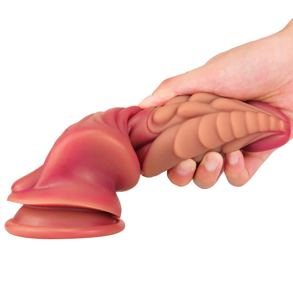 Colourful Glowing Dildo Sex Toys for Women Men Luminous Anal Plug Dick Penis Huge Dragon Monster Soft Big Butt Plug Adult Toy
