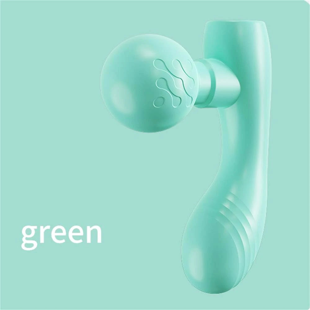 Sensual Dual-Headed Massager, Dual-Motor Vibrating Fascia Gun, Portable Rechargeable Muscle Relaxation Massager