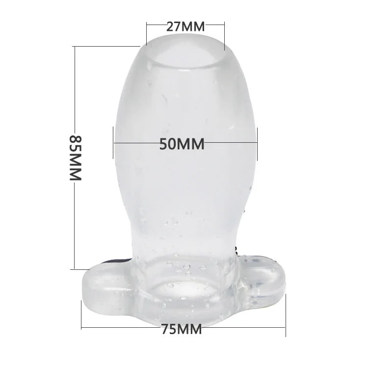 Hollow Anal Plug - Anal Dilator for Multifunctional Use, Peeping & Probing, Enema & Cleansing, Anal Sex Adult Erotic Product