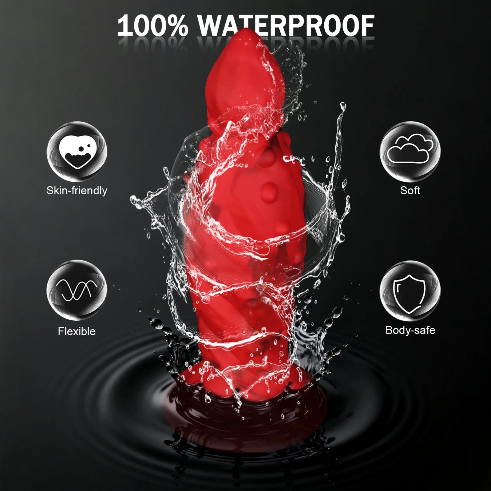 Threaded Pointed Anal Plug Huge Butt Plug Anal Dilation G-Spot Stimulation Sex Toys For Women Men Gay Prostate Massage Adult Toy