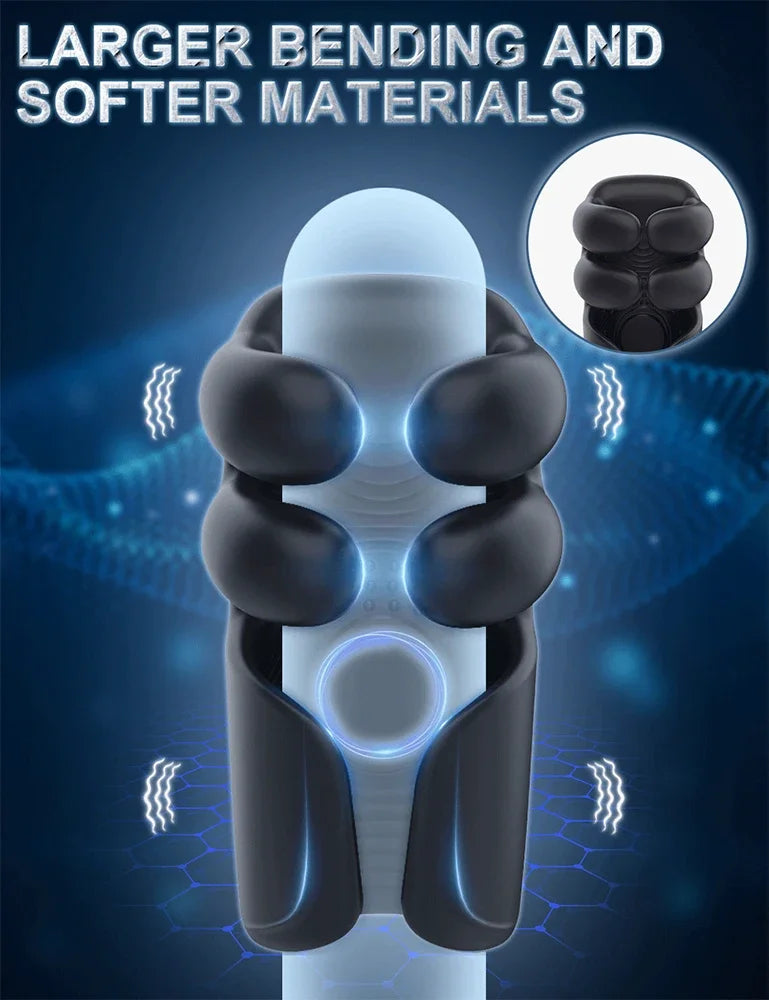 Vibrator For Men Tapping Flapping Glans Massager Sex Machine Penis Delay Trainer Automatic Male Masturbator Sex Toys for Adult