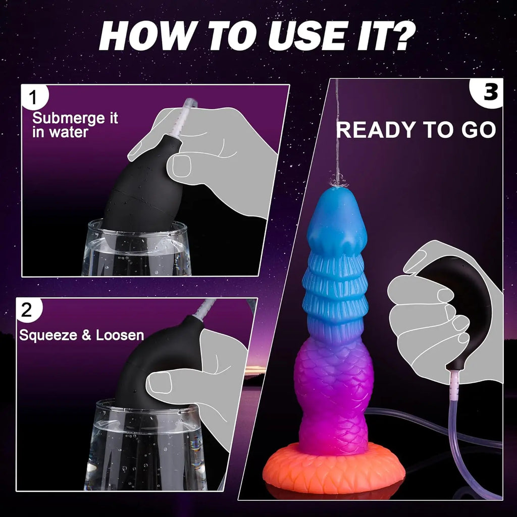 New Inflatable Animal Dildo - P Spot Stimulator Wearable Anal Plug Soft Fake Penis Buttplug Sex Toys For Women Men 18+