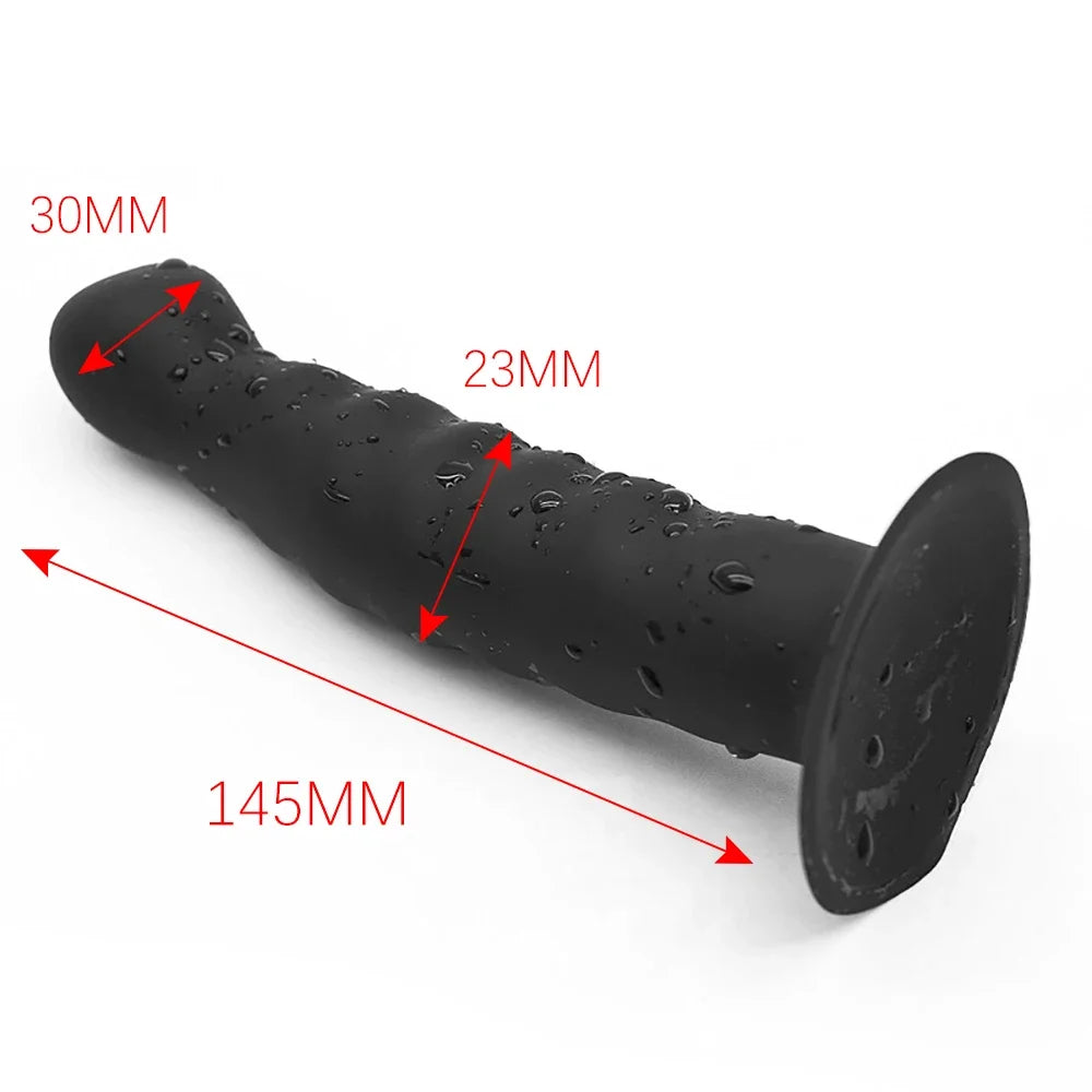 Anal Plug Prostate Massager Sex Products Vaginal Stimulator With Strong Sucker Silicone Bead Dildo Sex Toys for Man and Woman