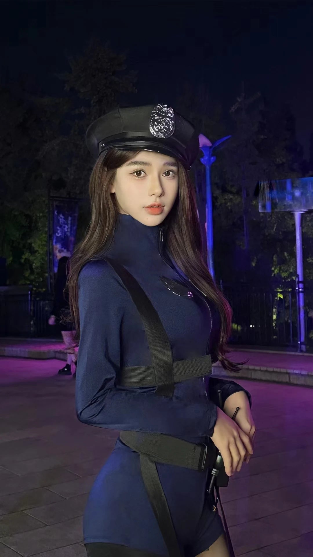 Sexy Cosplay Costumes Hot Rabbit Police Woman Jumpsuit Halloween Costume For Women Tempting Uniform Seductive Performance Cloth