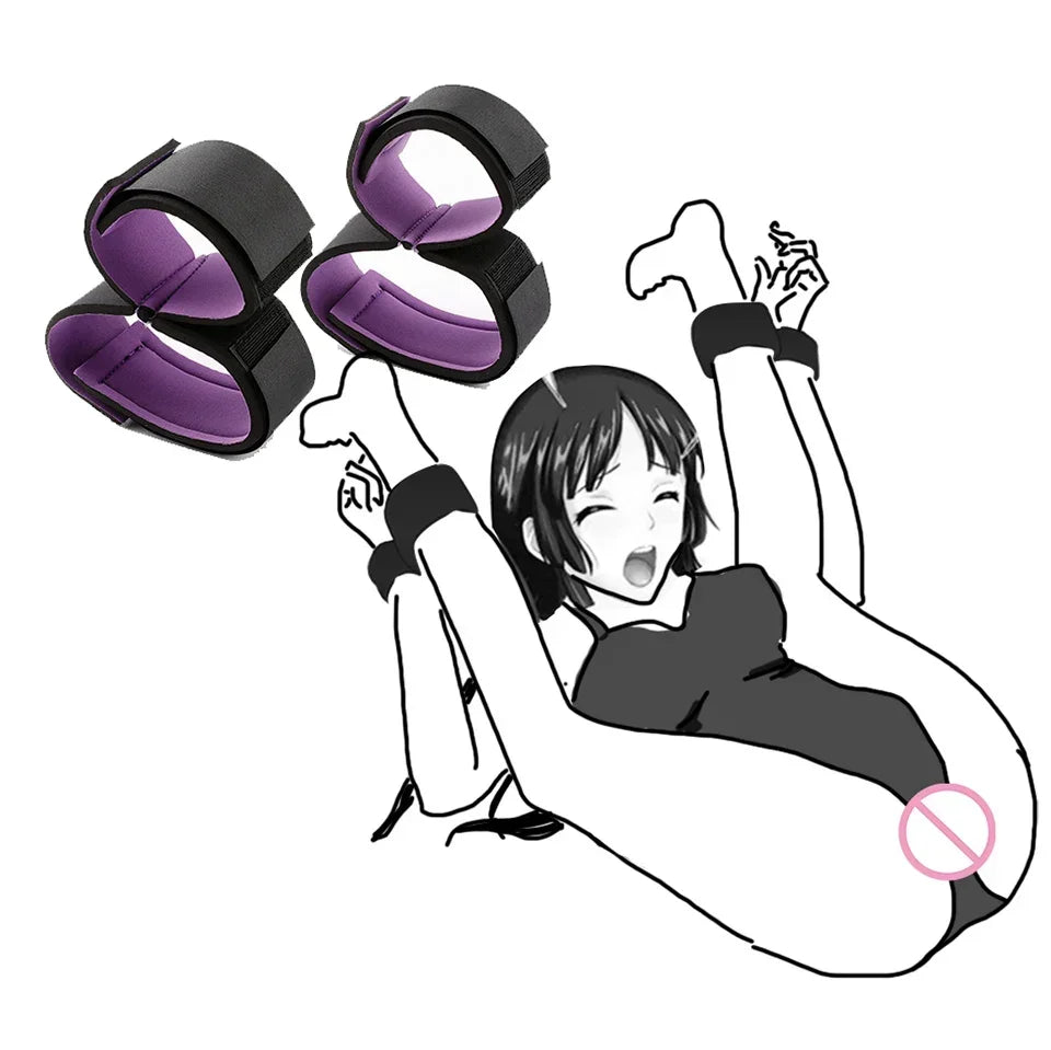 BDSM Bondage Gear Kit Erotic Sex Toys Adult Gmaes Bandage Obedience Slave And Master Couple Role Play Exotic Accessories Sexshop