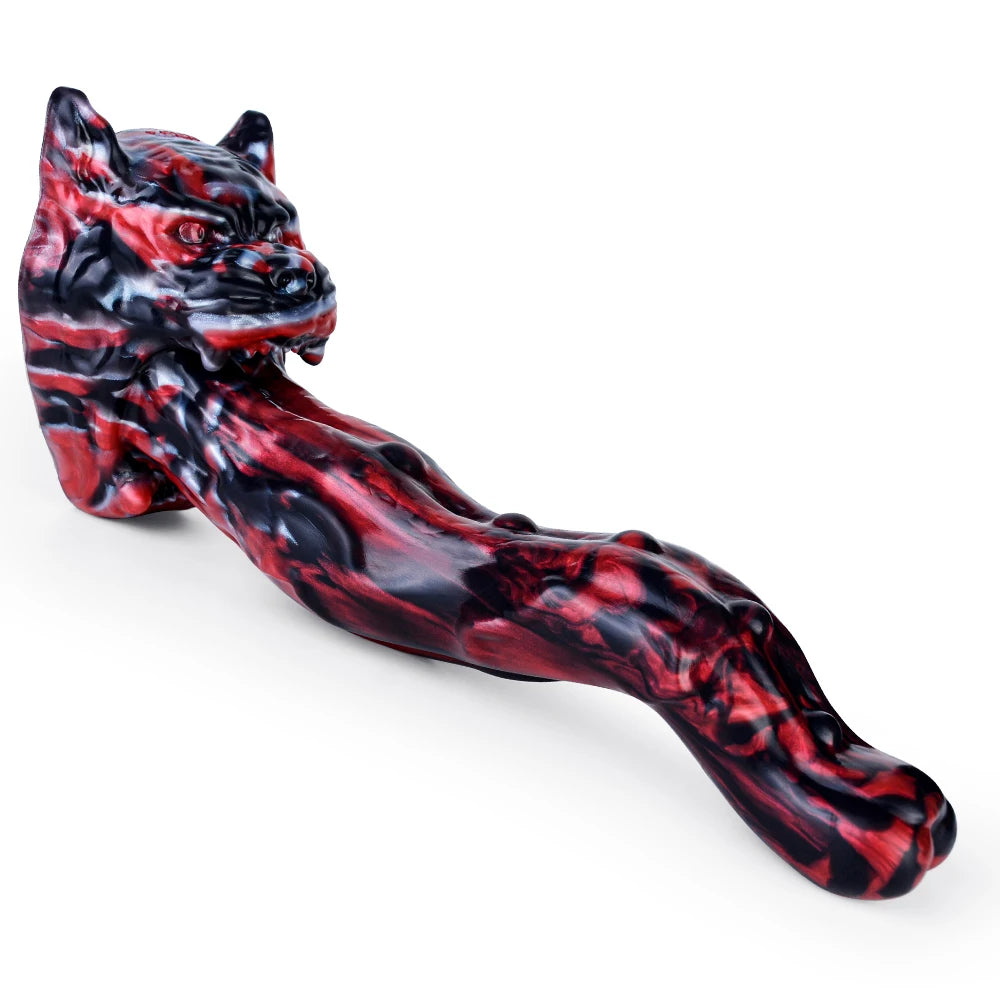 SHAZ Giant Monster Dildo Tongue Anal Plug Thick Penis With Sucker Silicone Buttplug Sex Toys Masturbator For Women Men Adult 18+