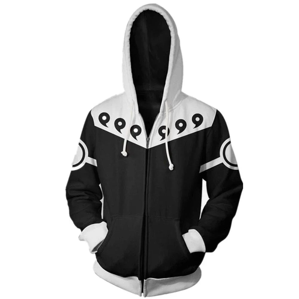 Anime Zip Hoodie Jackets Cosplay Clothes Costumes Men Hoodies Sweatshirts Zipper Tops Sasuke Sweatshirt Kakashi Tops