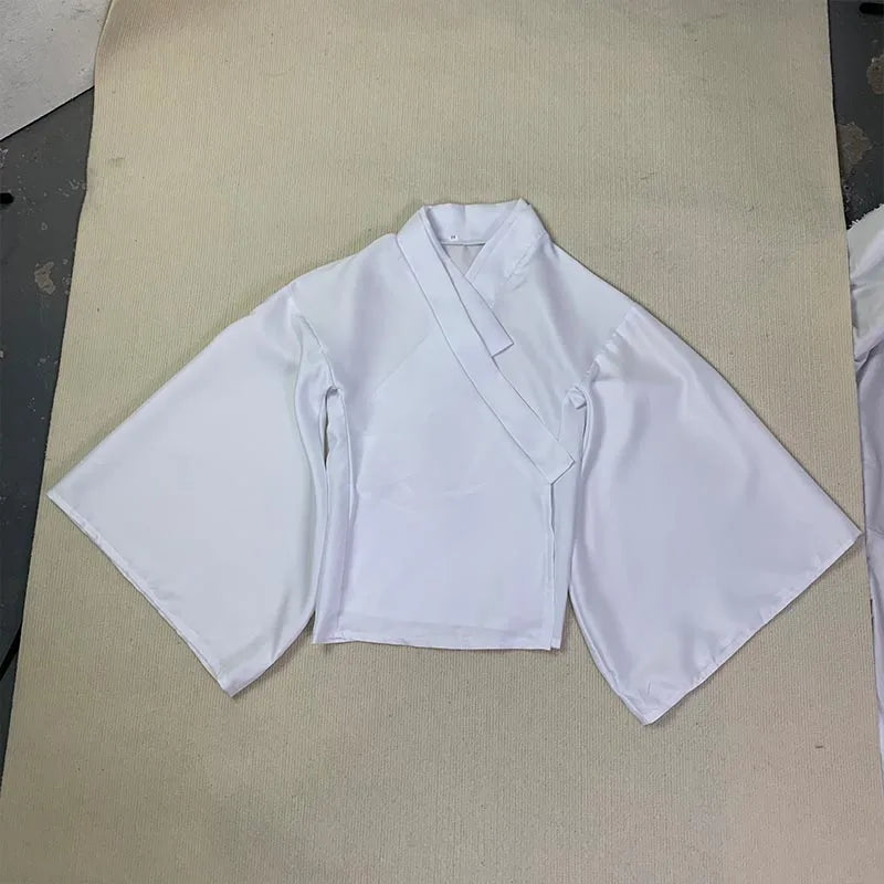 Iori Utahime Cosplay Costume Girls  Kimono Suits Woman Tops Dress Halloween Party Iori Utahime outfits headwear for comic con