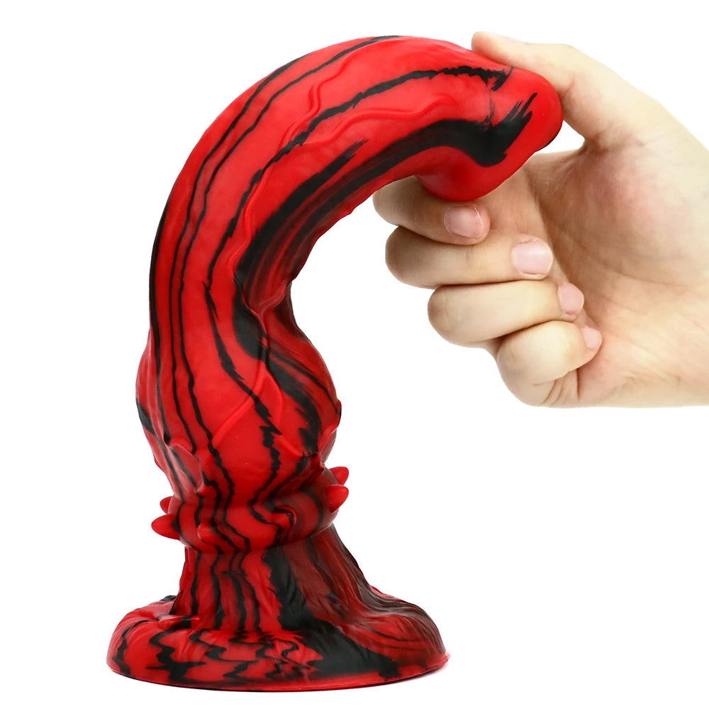 Soft Realistic Dog Dildos Huge Penis With Suction Cup Big Butt Plug Giant Monster Cock Dick Adult Sex Toy Supplies For Men Women