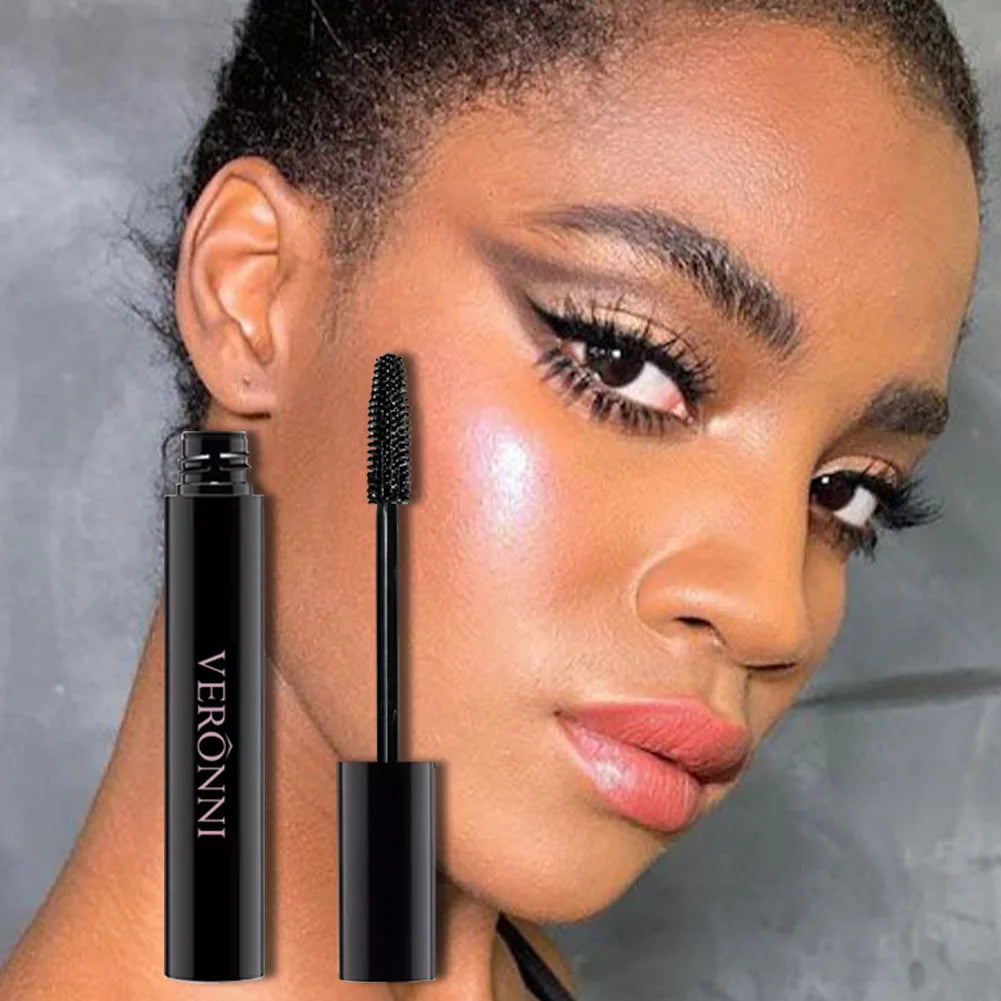 Ultra-fine Small Brush Head Mascara Lengthening Black 3D Lash Eyelash Extension Eye Lashes Long-wearing Black Color Mascara