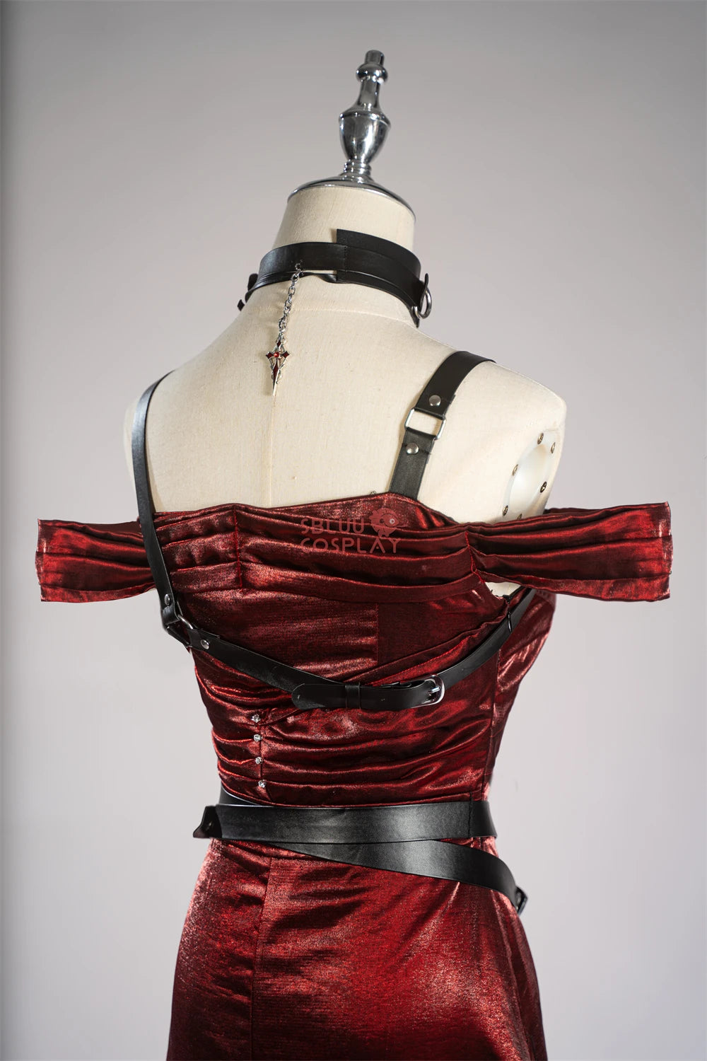 SBluuCosplay Enchanting Veil Heroine Cosplay Costume Game Love and Deepspace R-Quality Women Red Dress Qinche Sylus